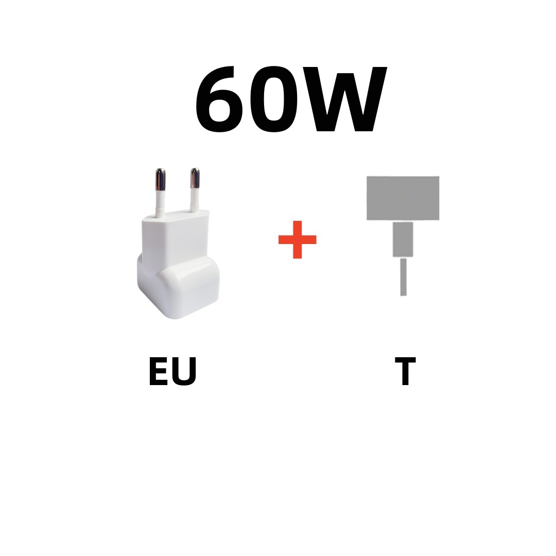 A1466 A1278 A1502 A1398 A1286 A1465 Power Adapter For Macbook Air Pro 45W 60W 85W Magsaf* 2 1 Magnetic Power Adapter Charger: GRAY