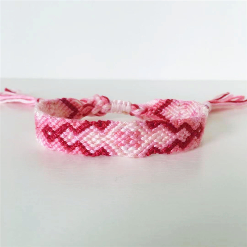 ABL027, Cotton Woven Friendship Bracelets Braided Trendy Surf Beach Boho Girl Women Pulseras Femme: 10