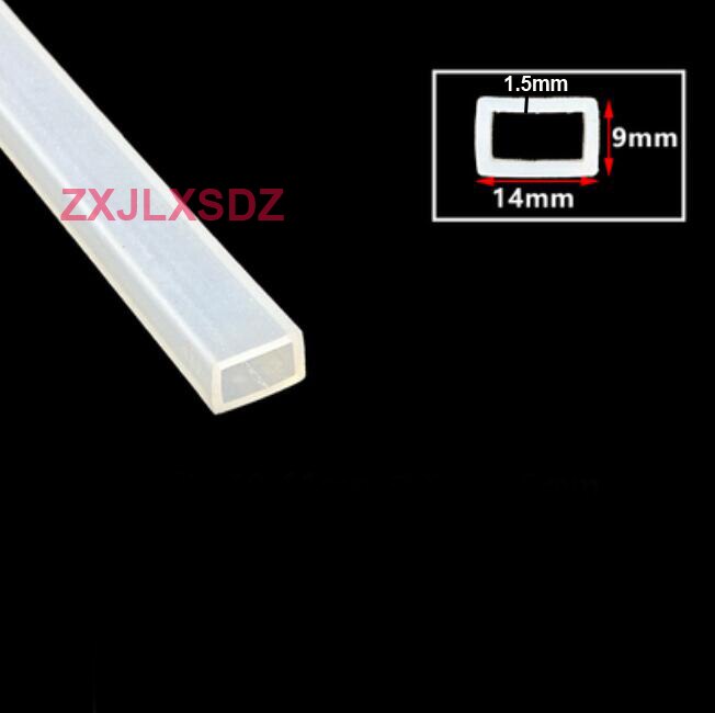 Silicone square tube sleeve high temperature resistant package profile hollow square tube silicone square sealing strip: Type 4