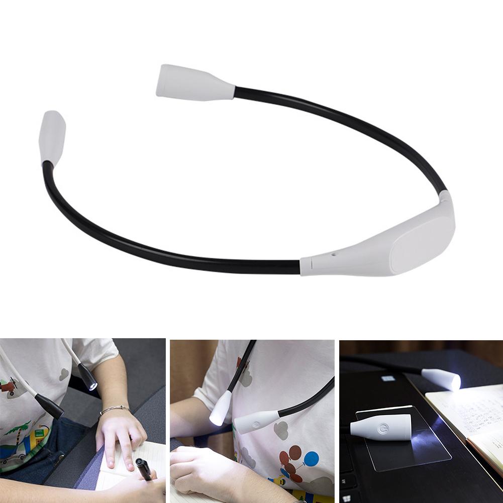 Draagbare flexibele touch led oplaadbare hangende nek leeslamp boek lamp hangende nek leeslamp boek lamp lamp licht le