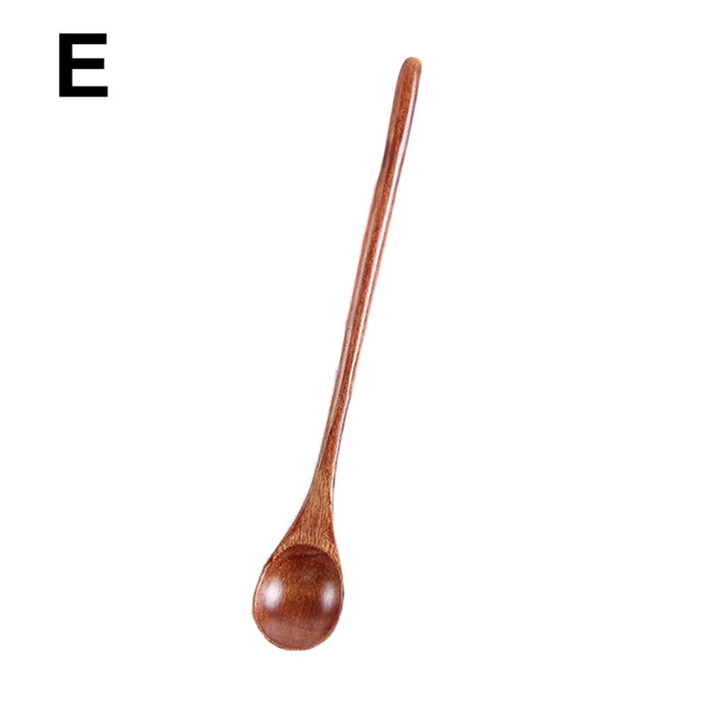 Organische Bamboe Koffie Thee Roerder Lepel Koken Portie Gebruiksvoorwerp Set Houten Roer Stirrer Mini Non Stick Roerstokjes: D