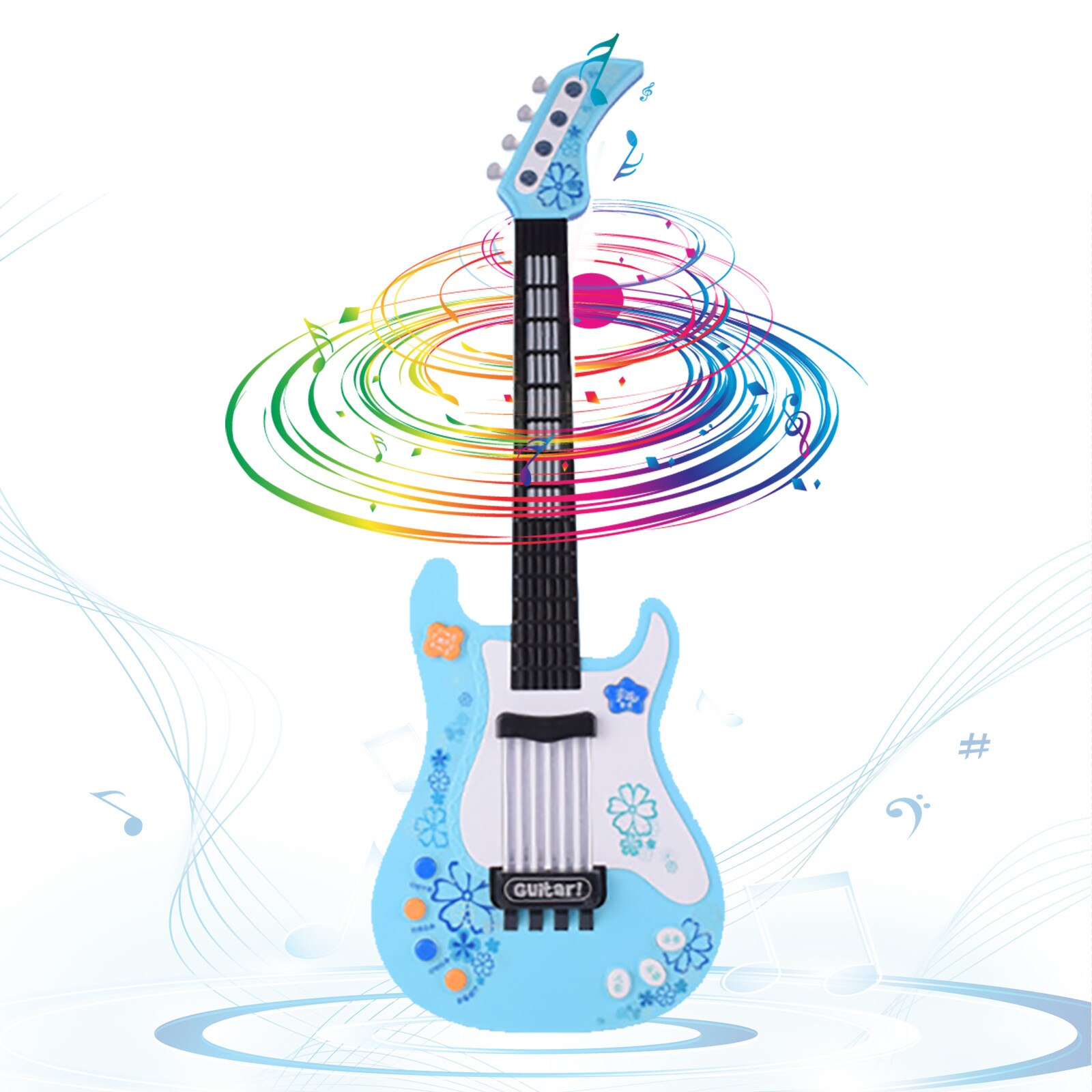 Mini Guitar Musical Instrument Children Kids Educational Toys Early intellectual development Toy For Beginners