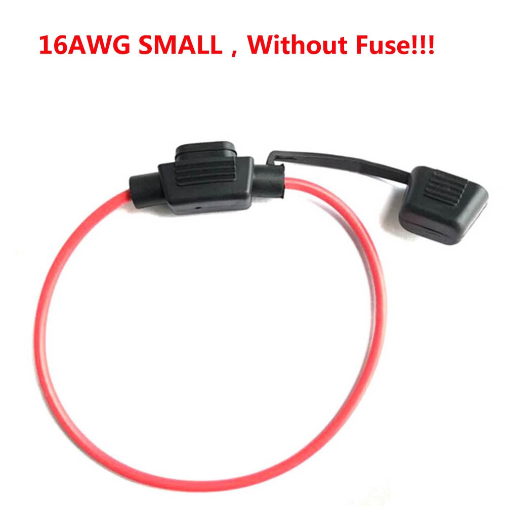 1PC Small Size Auto Fuseholder Waterproof In-Line Car Inline Blade Type Car Safety Fuse Holder with Cover,10A MINI Fuse Optional: Army Green