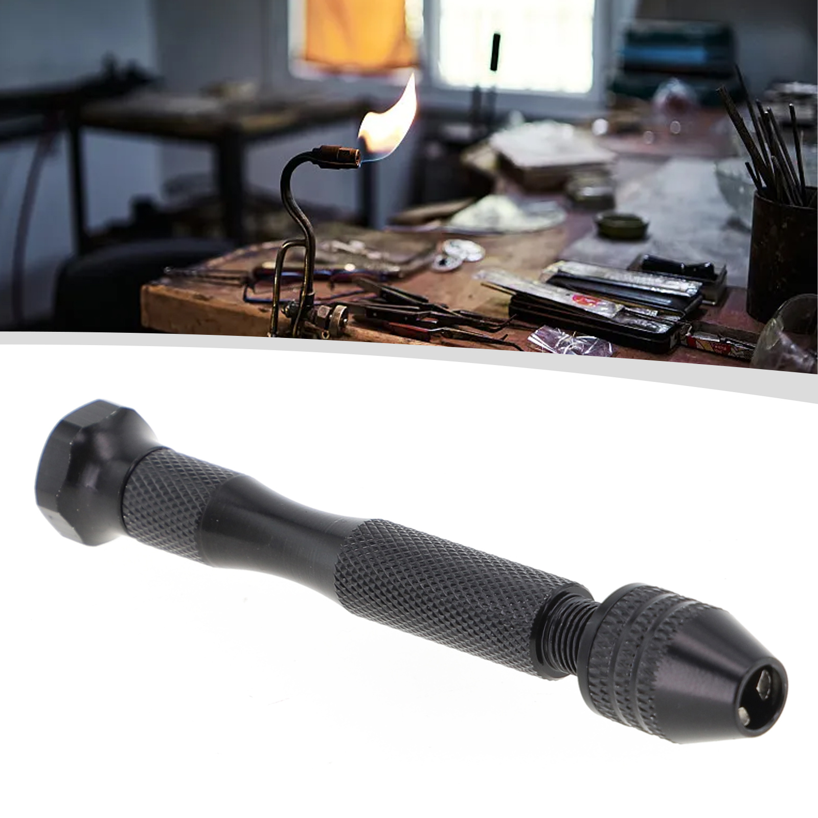 0.3-3.2Mm Handboor Aluminium Boor Voor Het Boren Van Hout Voor Rubber Handmatige Ponsen Mini Handboor Zwarte Handboren