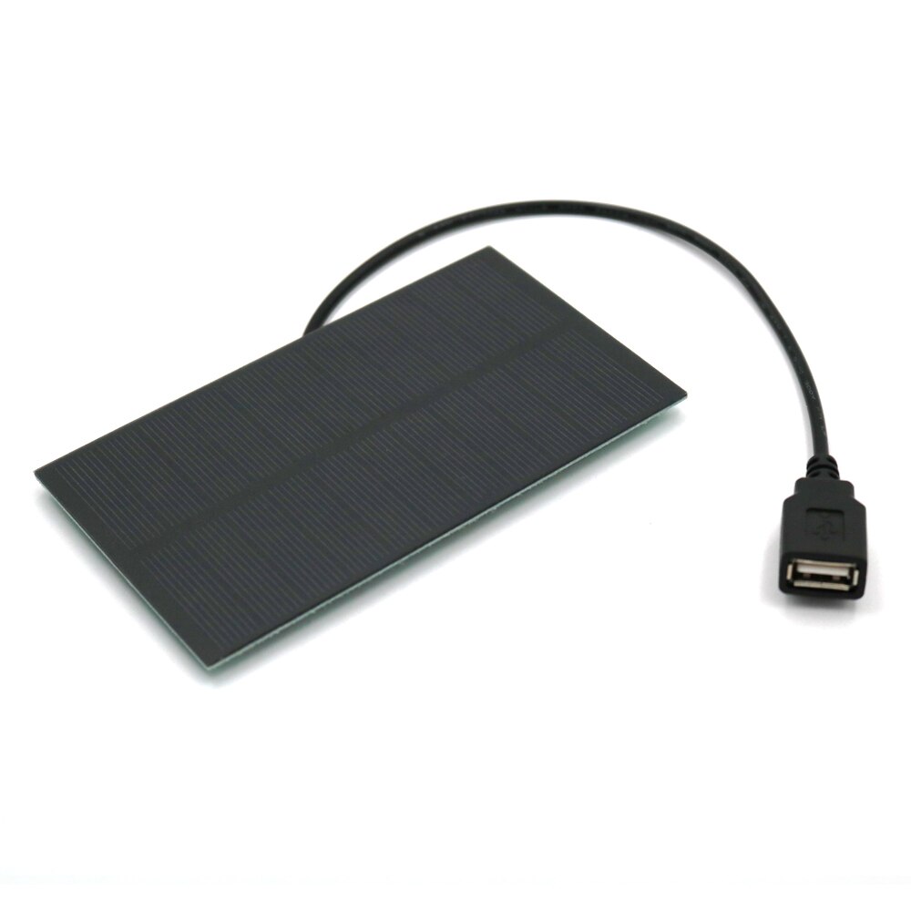 5V 300mA Output USB Solar Battery Charger USB Female port 5.5V 1.65W Charge Regulators Solar Panel 3.7V 18650