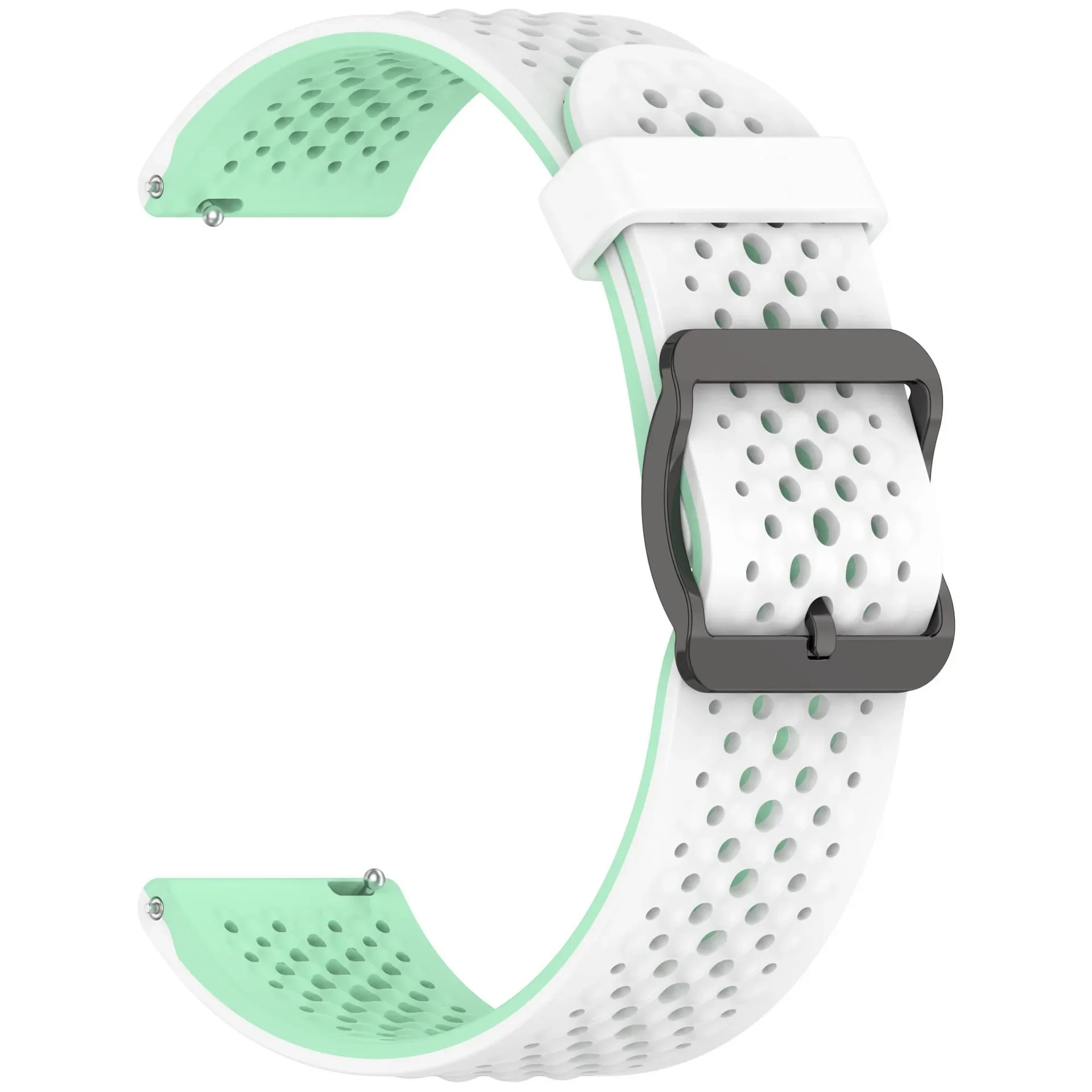 20mm 22mm Siliconen Horlogeband Voor Garmin Forerunner 55 158 965 745 245 255 265 645 MUZIEK armband Correa Voor Garmin Venu 2 3 HR: Paars Groen / 12mm