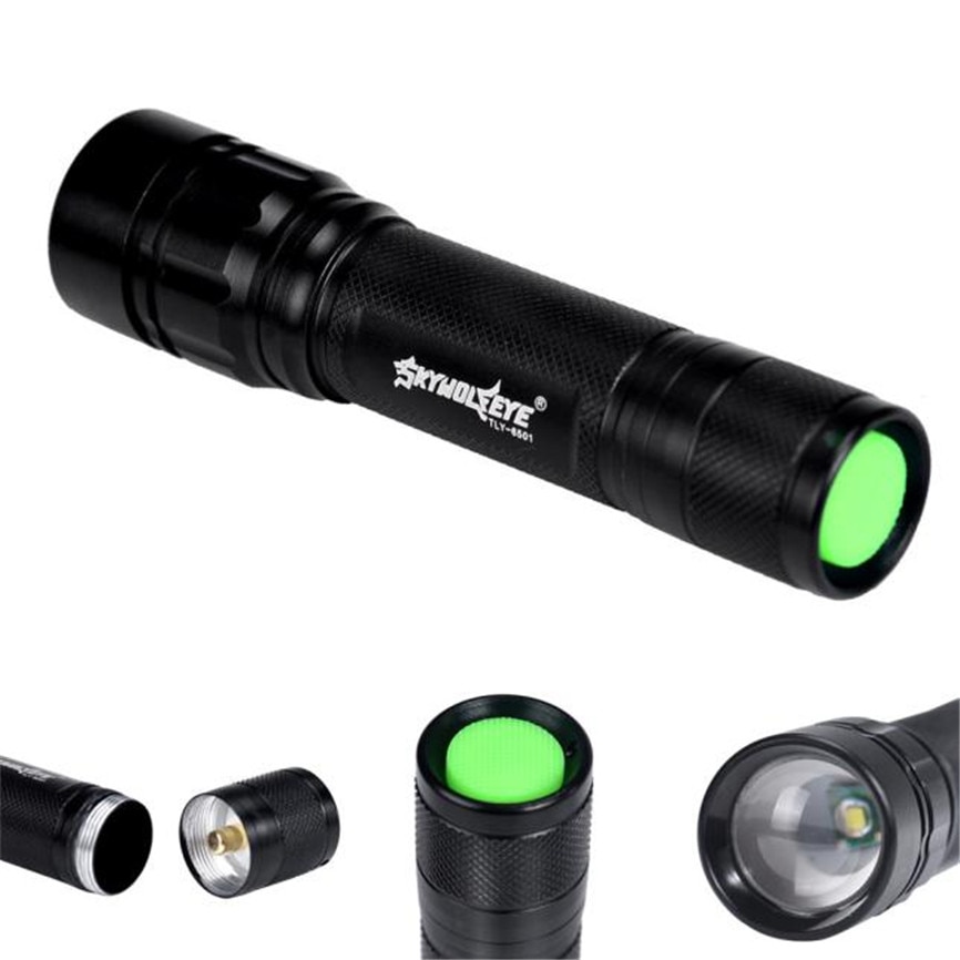 Skywolfeye Tragbare 3000 Lumen 3 Modi CREE XML XPE LED 18650 Taschenlampe Outdoor Taschenlampe Lampe Leistungsstarke 0206