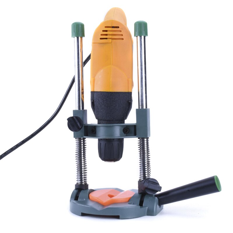 Soporte de taladro multifunción, soporte de taladro de ángulo ajustable para carpintería, estante de soporte en existencia