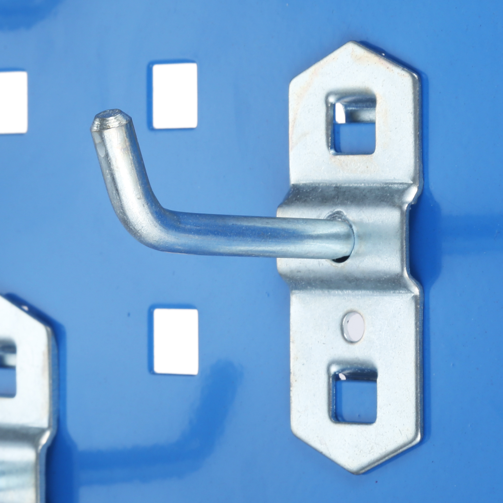 DRELD, 10 Uds., 50MM, gancho para colgar herramientas, estante de exhibición de Metal, tienda de Metal, buenos ganchos para estante, placa con orificio grueso, ganchos de cocina para el hogar