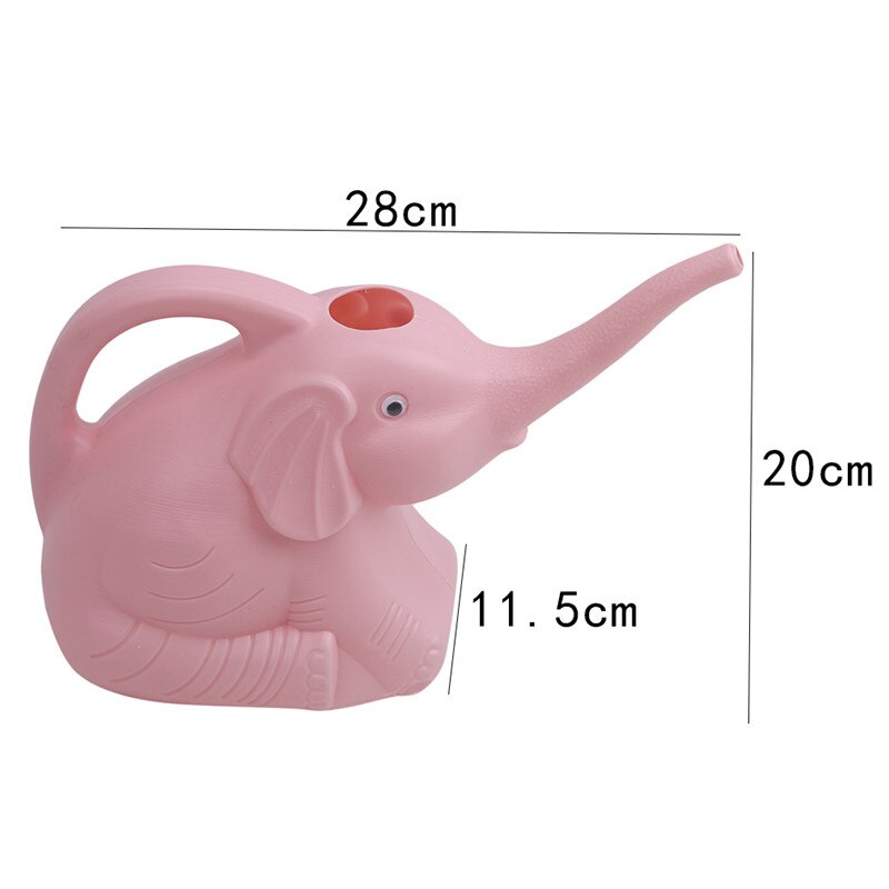 Maceta de riego con forma de elefante creativa, botella de agua de jardinería, flores de jardín doméstico, herramienta de riego de plantas