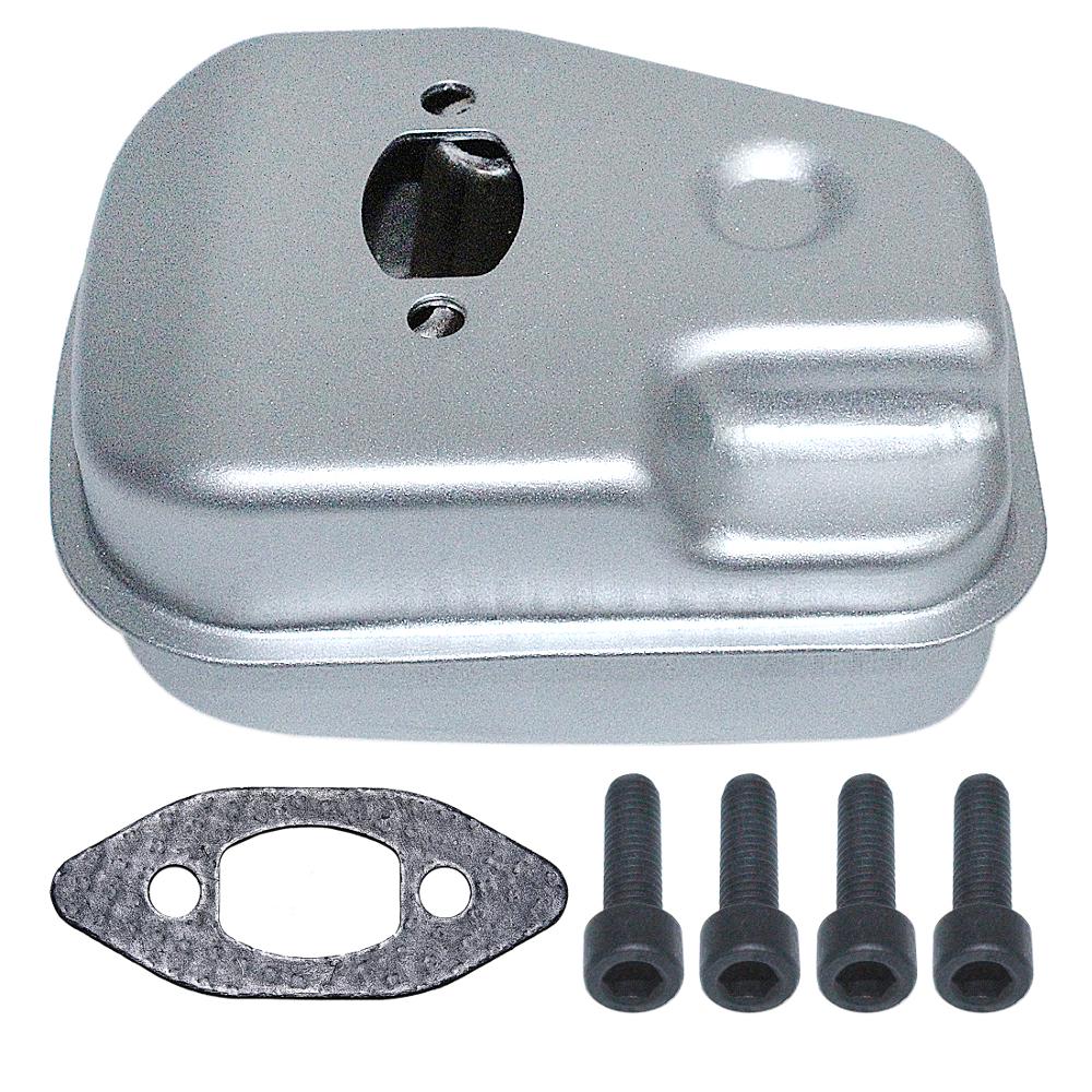 Ljuddämpare avgaspackningsbultar kit för husqvarna 235 236 240 235e 240e jonsered  cs 2234 2238 motorsåg byt ut 545008026