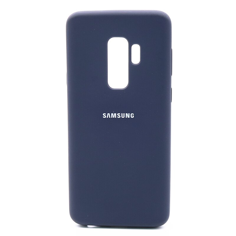 Funda de silicona líquida Original para Samsung Galaxy S9/S9 Plus, cubierta trasera de silicona blanda oficial para Samsung Galaxy S9/S9 Plus: Galaxy S9 / Dark blue