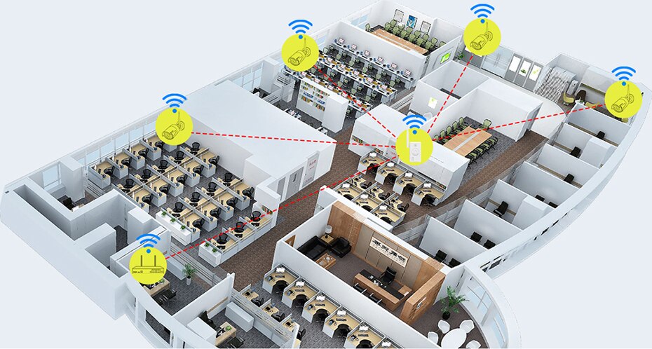 WiFi Range Extender for Misecu Wireless WiFi Security Camera System