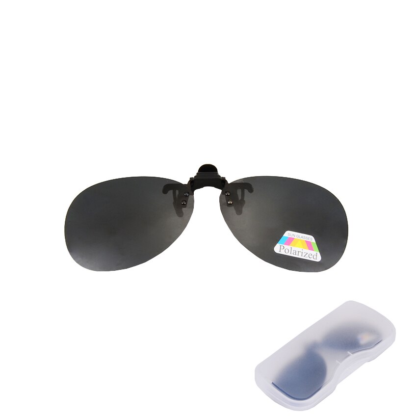 Gafas de pesca polarizadas para hombre y mujer, lentes deportivas con Clip, montura para miopía, para conducción: F07 with box