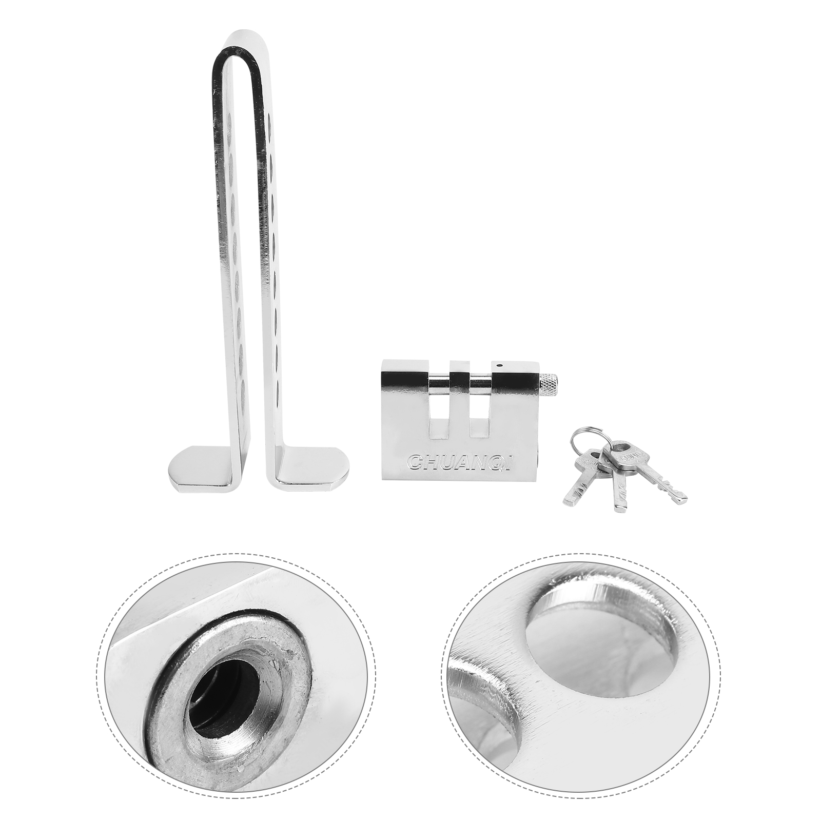 1 Pc Auto Anti-theft Clutch Lock Lock Tool Anti-theft Device with Keys: Default Title