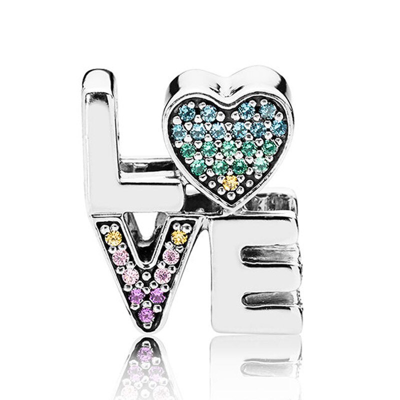 Koffie Drinken Kerst Trein Reuzenrad Oversized Brilliant Bow Woord Liefde Kralen 925 Zilveren Bedel Fit Armband Diy Sieraden: 6
