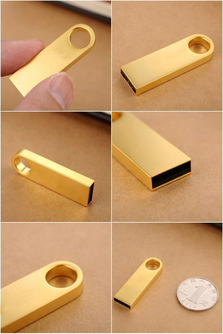 Metallo usb Flash Drive 16gb Pendrive 4GB 8GB pen drive portatile USB u bastone 32gb 64gb 128gb di memoria usb disk on chiave cle usb