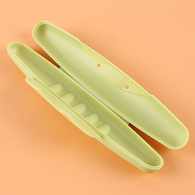 Draagbare Plastic Tandenborstel Opbergdoos Reizen Tandenborstels Houder Tandenborstel Organizer Tanden Borstel Container Voor Camping