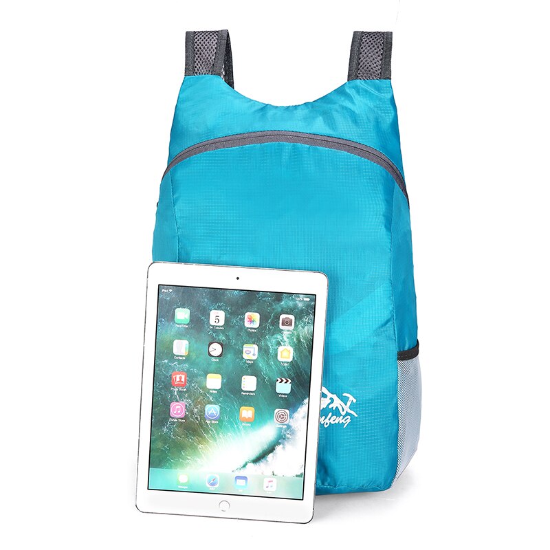 Mochila impermeable de 20L para hombre y mujer, bolso de día plegable, ultraligero, para viajes al aire libre, senderismo, escalada