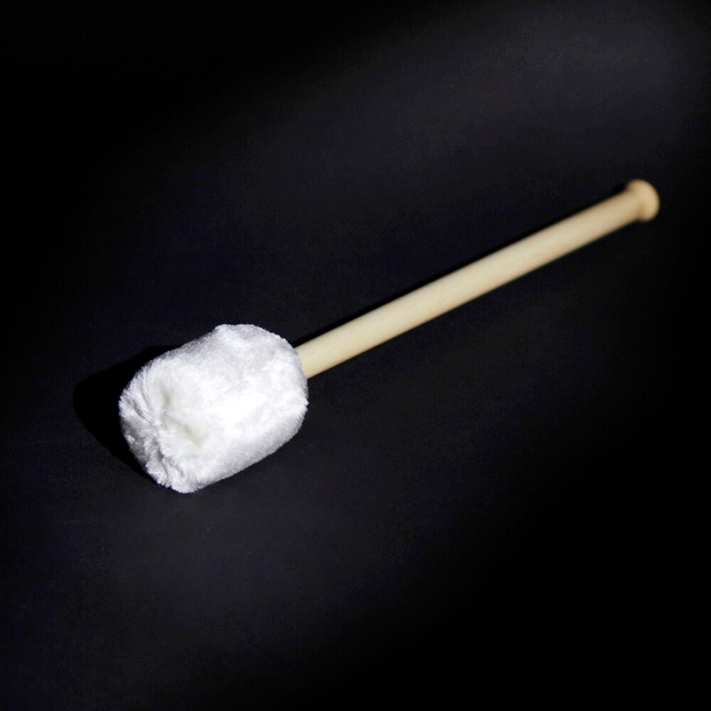 Marching Bass Drum Mallet Drumsticks Single Stick Beater with Wool Head and Maple Wood Pole Percussion Instrument Accessories: Default Title