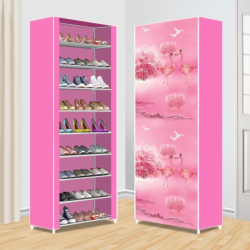 Multi-layer Shoe Rack Easy To Assemble Shoe Rack Portable Space Saving Household Furniture Shoe Rack Storage Rack Shoe Cabinet