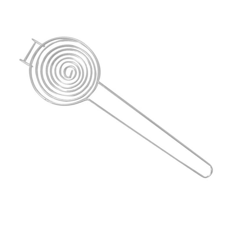 1pc eggehvite separator med krok stål lang verktøy eggeplomme kake håndtak trakt kjøkken runde gadgets skille lag: Default Title