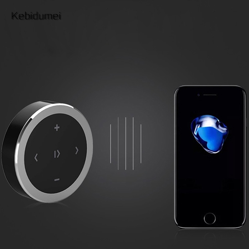 Wireless Bluetooth Media Remote Button Car Motorcycle Steering wheel Remote Control Music for Android iOS