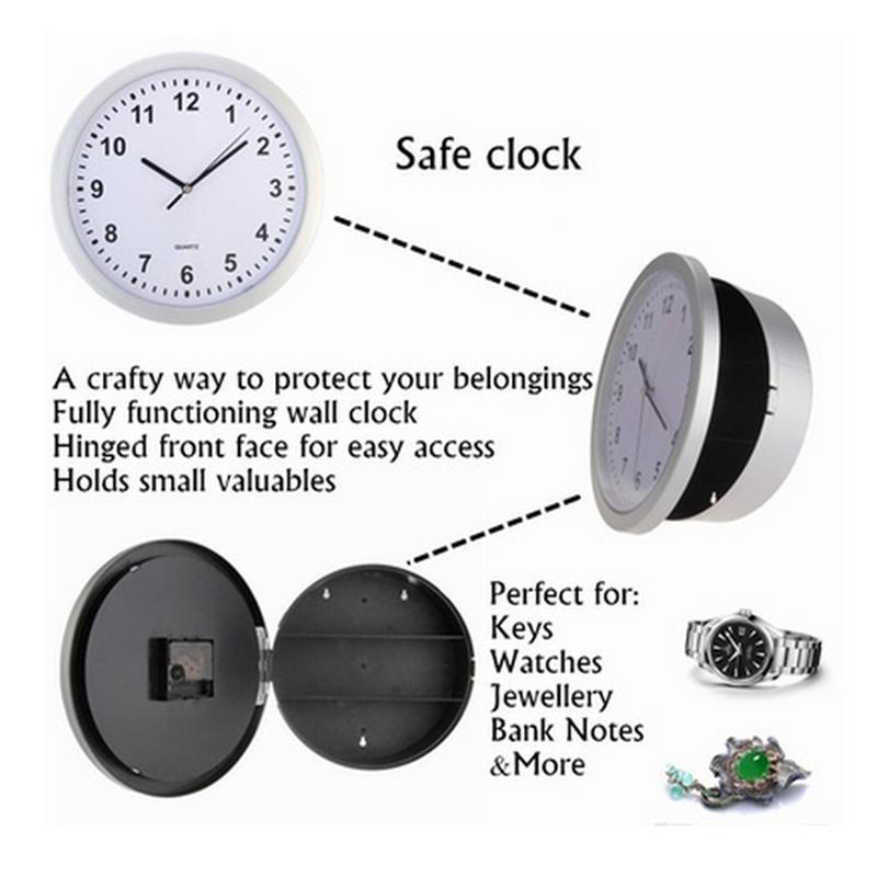 Lagerung Uhr sicher Tarnung Sicher Wanduhr retro Uhr Lagerung Kasten Persönlichkeit Wohnzimmer Uhr Schmuck Lagerung Kasten