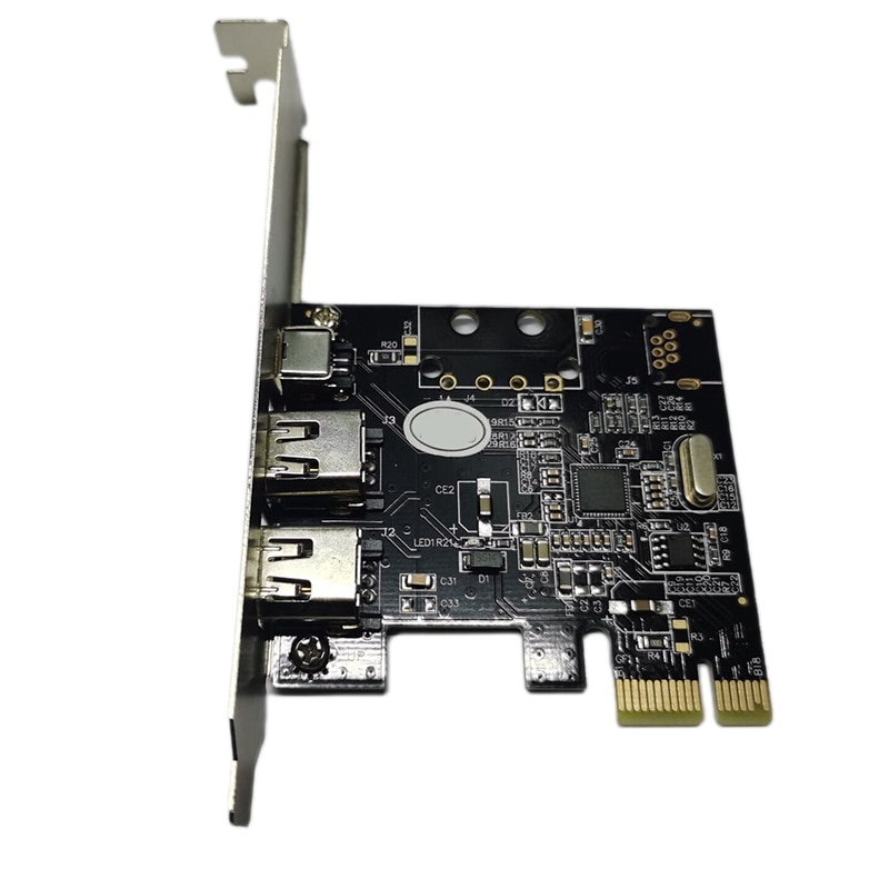 Firewire kort, pcie firewire 800 adapter til win 10,3 porte ieee 1394
