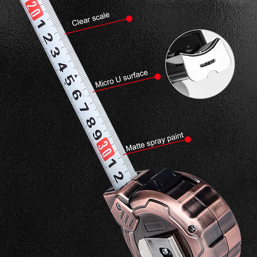 Tape Measure 3/5/7.5M Steel Tape Measure Box Ruler Telescopic Ruler Meter Rulers Metric Tapes JDH99