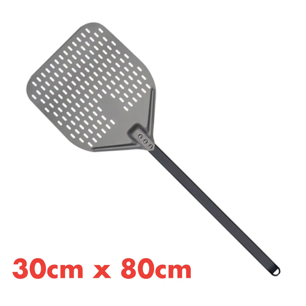 KegLand 8/12/14 Inch Perforated Pizza Peel - 35cm X 80cm Beer Home Brewing Kitchen Shovel Tool: light yellow