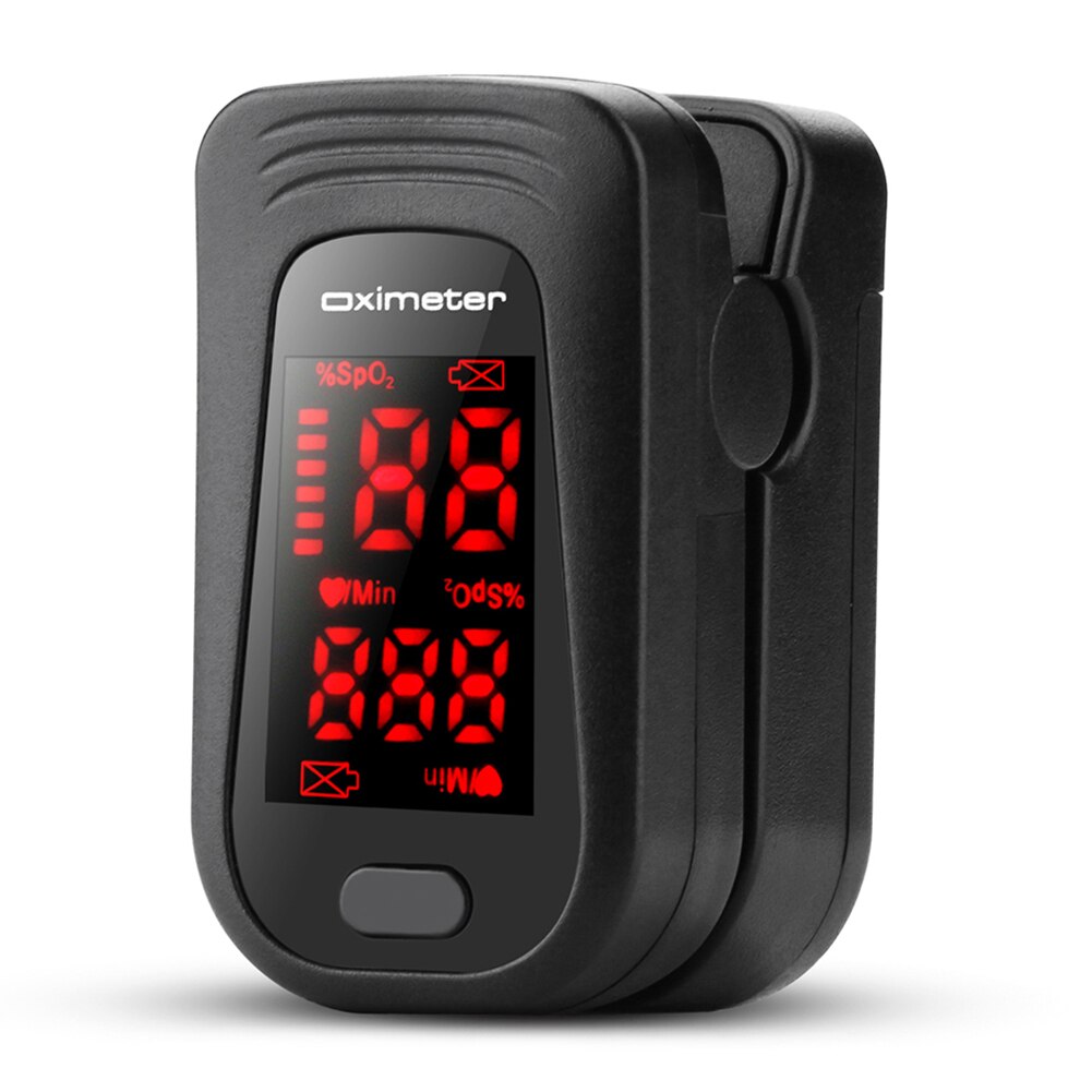 Hurtig sort sundhedspleje fingerspids pulsoximeter blod iltmonitor fingerspids oximeter hurtigt