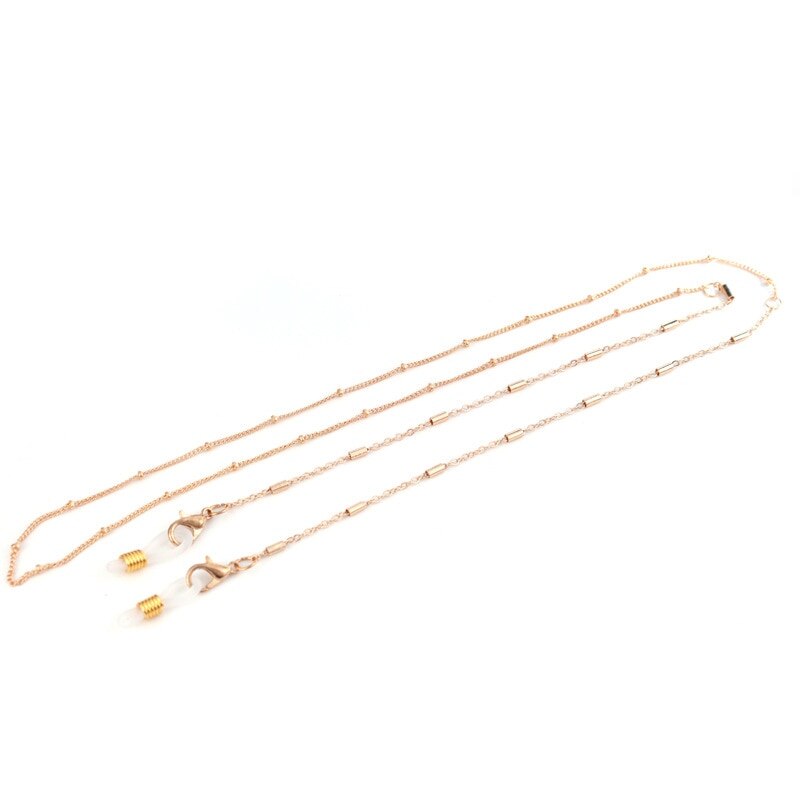 Maskinkjede til Briller Doreen eske - 70cm - Stjerne i Metall - anti-skli: 5