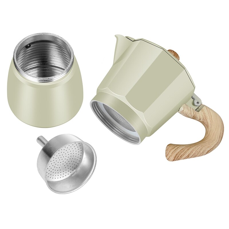 Mocha -kahvinkeitin italialainen espresso -kahvinkeitin percolator pot liesi kahvinkeitin 150ml