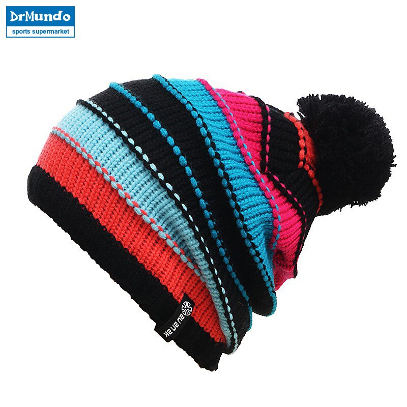 Gorros de Snowboard , lote de gorros de invierno para patinaje, gorros de esquí de punto, gorros y gorros para hombres y mujeres, gorras de Hip Hop
