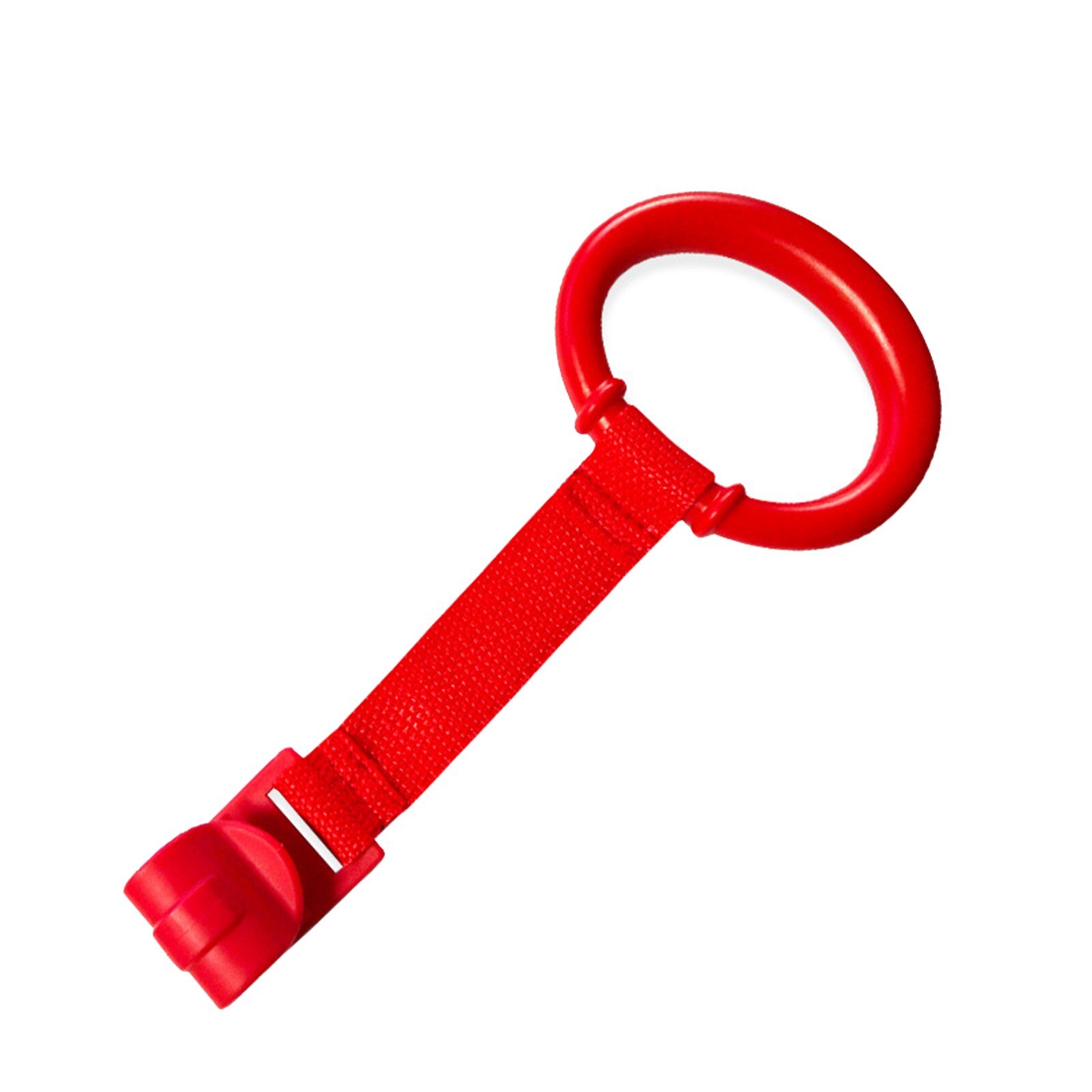 1/10PC Cribs Bed Playpens Pull Rings Stand-Up Learning To Stand Up Pull Ring Crib Balance Learning Walk Training Assistance Toy: Red