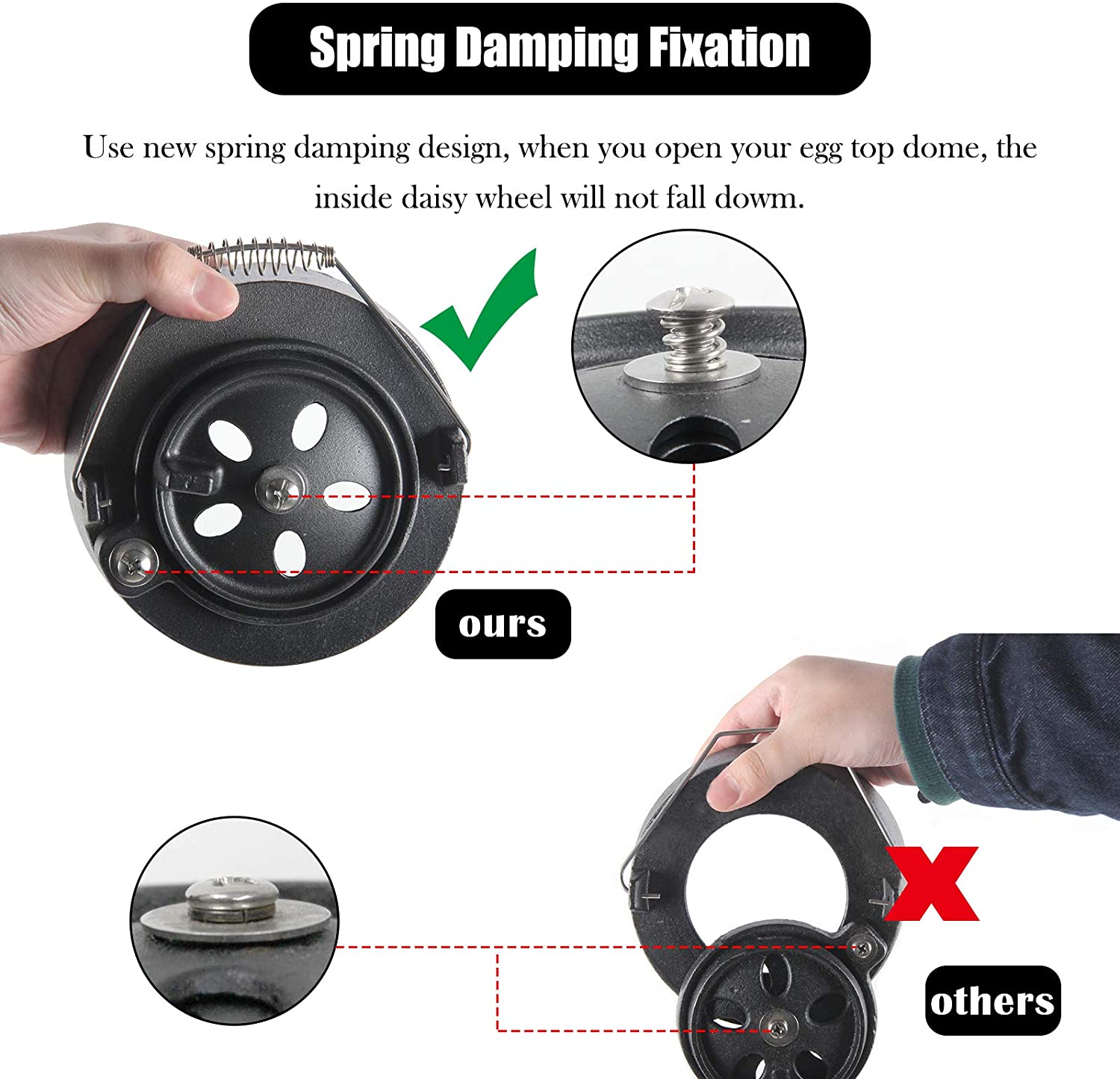 1/pcs Cast Iron Vented Chimney Cap bbq accessories grill accessories kitchen Smoker