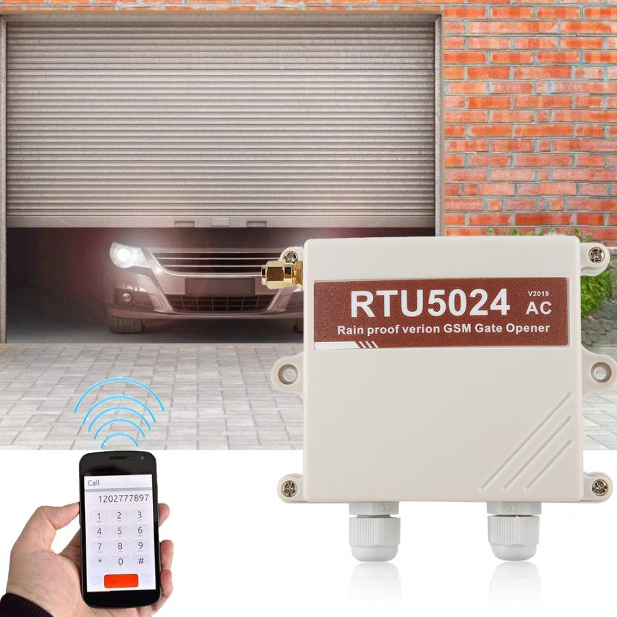RTU5024 V2019 Waterdichte Gsm Afstandsbediening Deur Entry Access Alarm Gsm Gate Opener Gsm Afstandsbediening 100-240V 850/900/1800Mhz