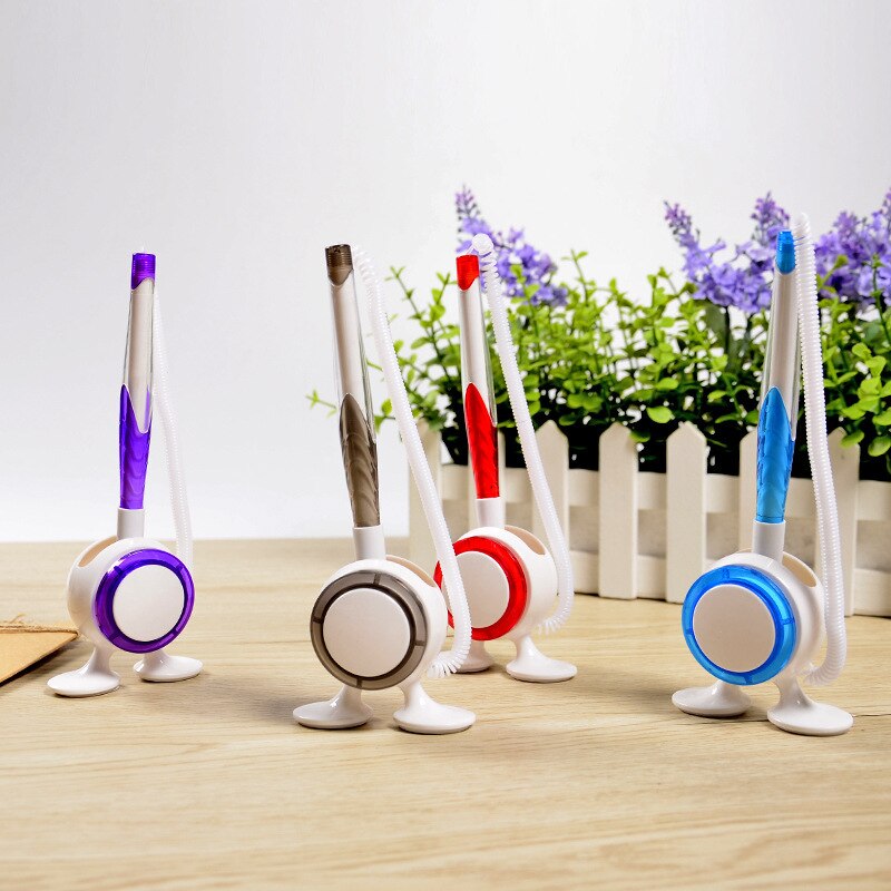 Elastic Rope Ballpoint Pen Fixed Bank Table Desktop Signature Pens Superior office writing pen pen
