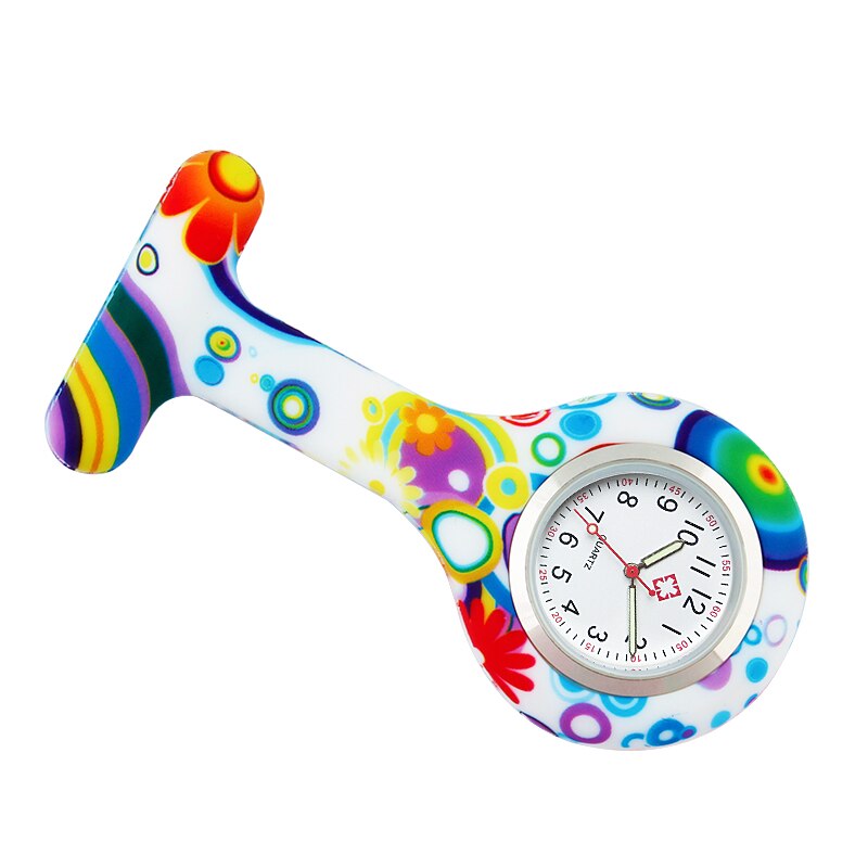 Farbe silikon uhr nurse fob taschenuhr krankenhaus pflege uhren quarz brosche krankenhaus uhr ALK VISION