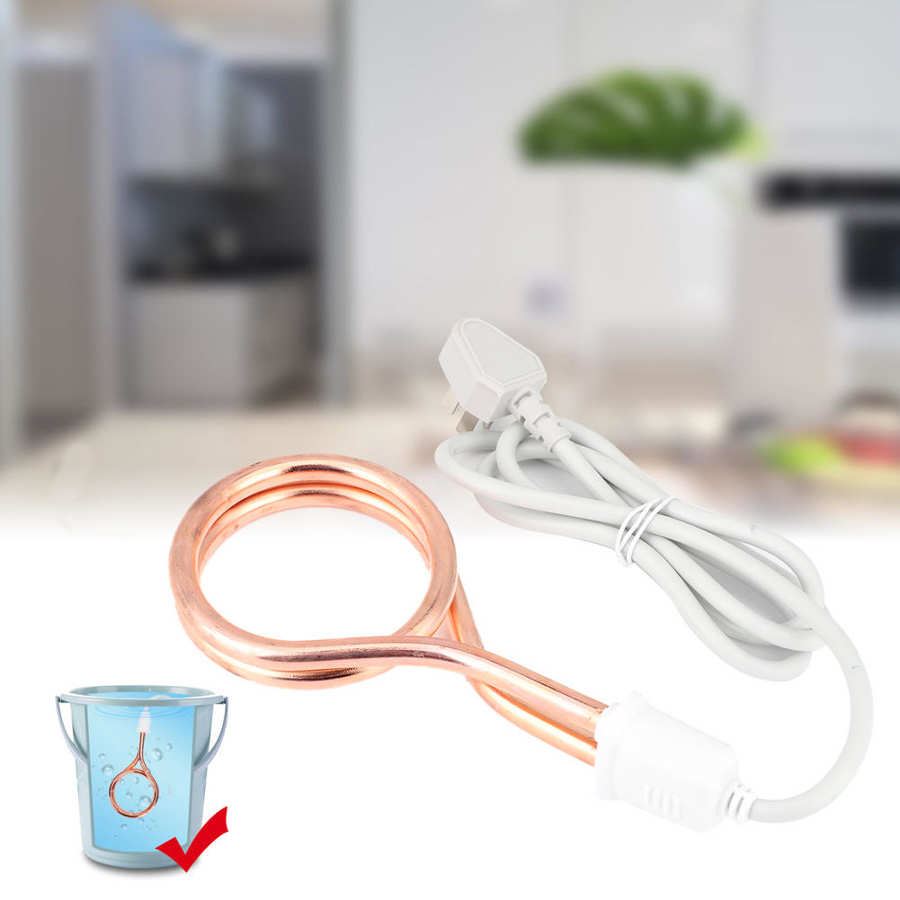 3000W High Power Immersion Heater Bucket Electric Water Heating Rod for Bathing Immersion Heating Rod AU Plug 220V Tool