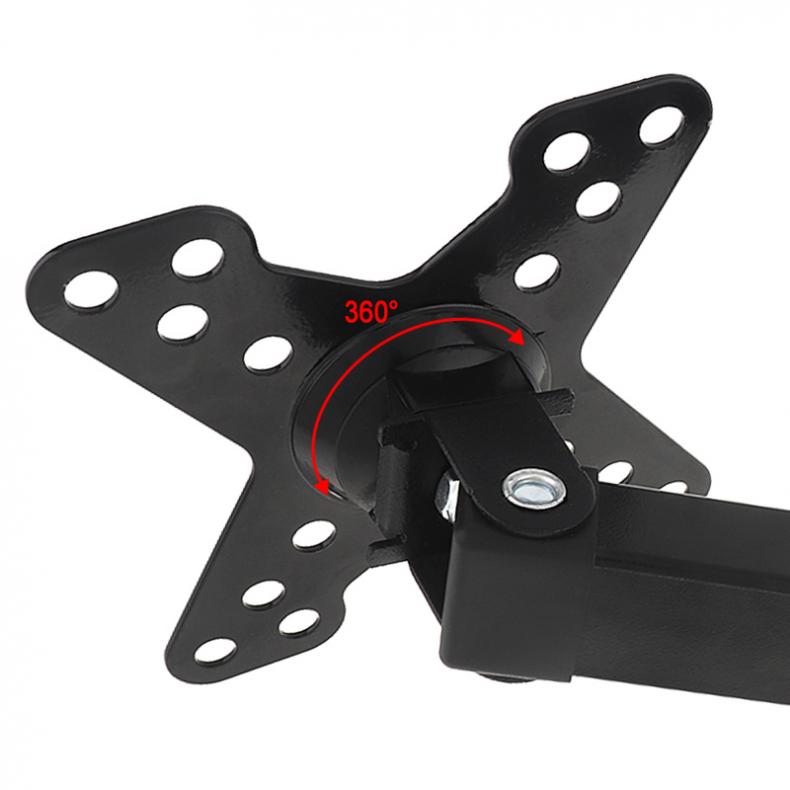 Support mural TV universel, 10KG, panneau plat, 30 degrés, pour écran LCD LED 14-27 pouces