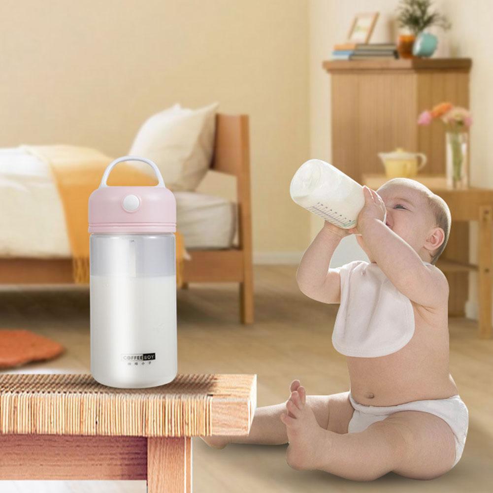 380ml Electric Protein Shaker Bottle Mixer Coffee Milk Stirring Cup Portable Automatic Mixing Cups For Men Women N9o2