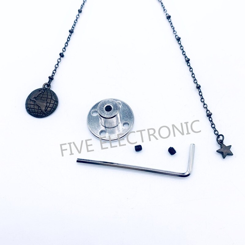 Flange coupling 3/4/5/6/8/10mm rigid coupler flange motor guide shaft support with free screw and spanner