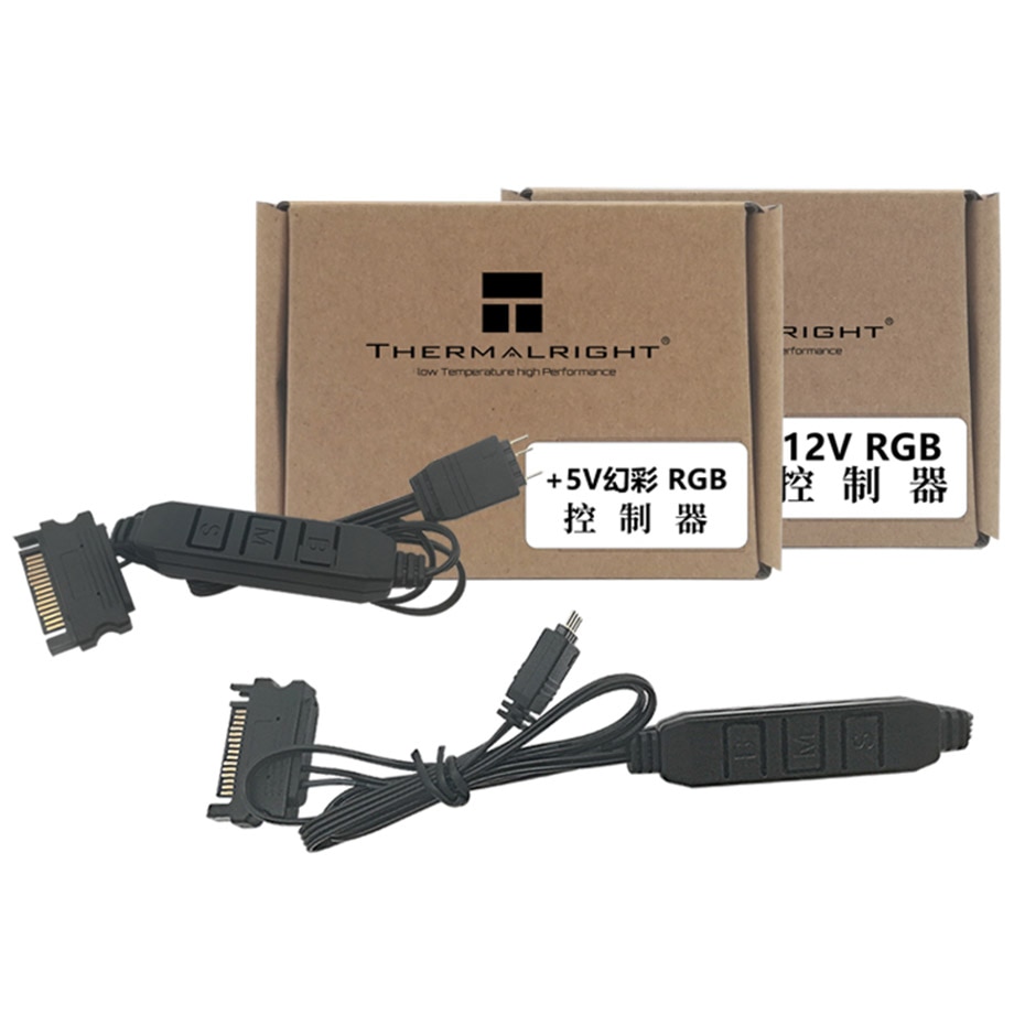 Thermalright 5V/3pin 12V/4pin RGB fan Controller SATA interface RGB DIY Device adapter