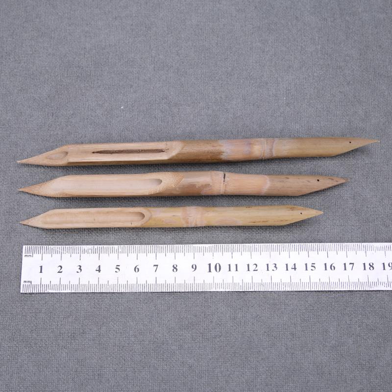 3 pièces/ensemble outils de poterie en argile polymère fort stylo en bambou dur façonnage stylos à roseaux en bambou façonnage d'outils en céramique