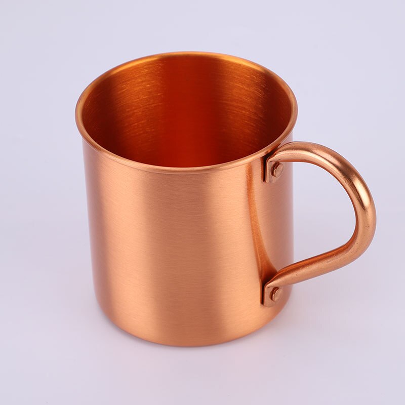 450ml 16oz ren kopparmugg hållbara koppariga ölmuggar kaffemugg mjölk kopp koppar cocktail whiskyglas drinkware