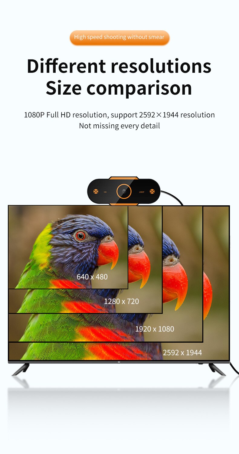 2K/1080P/720P Full Hd Webcam Autofocus Hd Webcam Met Microfoon Voor Pc Laptop Desktop hd Conferentie Live Video Intercom