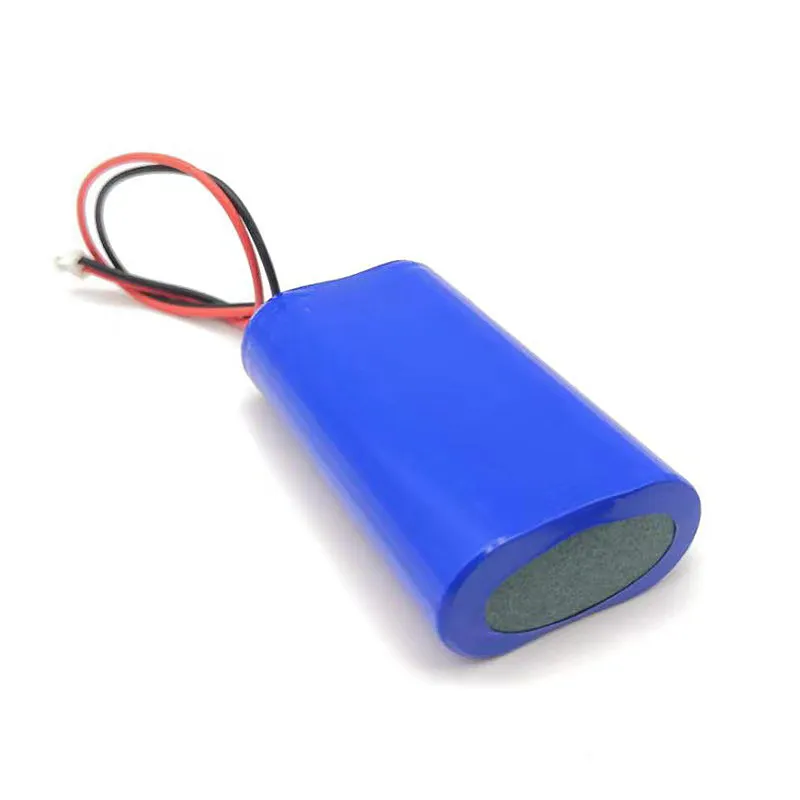 Batería de litio recargable para pesca, luz LED, Altavoz Bluetooth, 3,7 V, 18650, con enchufe de XH2.54-2P, 6800mAh