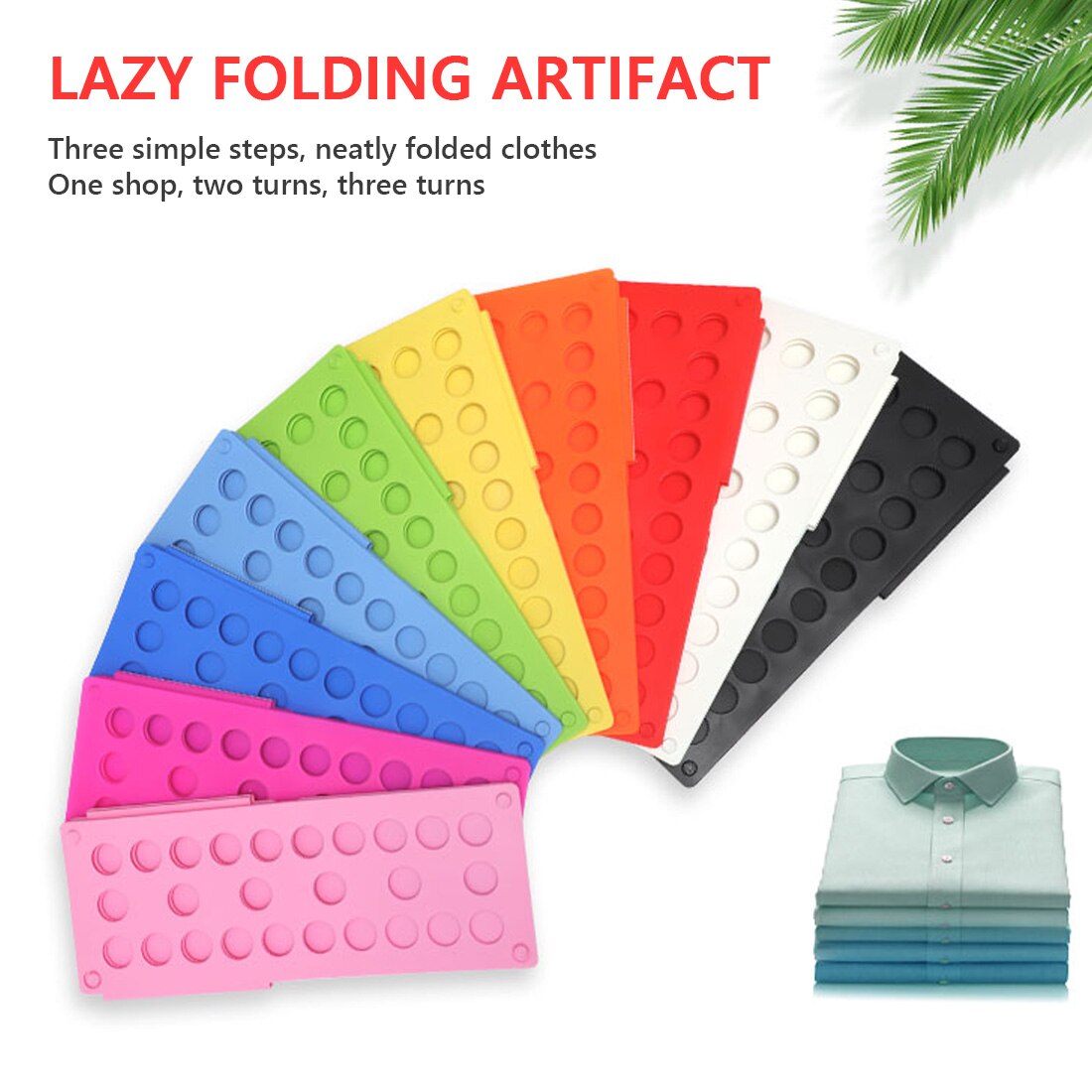 Child/Adult Quick Folding Board Shirt T-shirt Storage Plastic Material Safe and Non-toxic Simple Operation